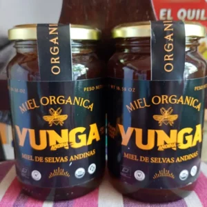 MIEL orgánica Yunga Andina. Miel natural orgánica de selvas andinas
