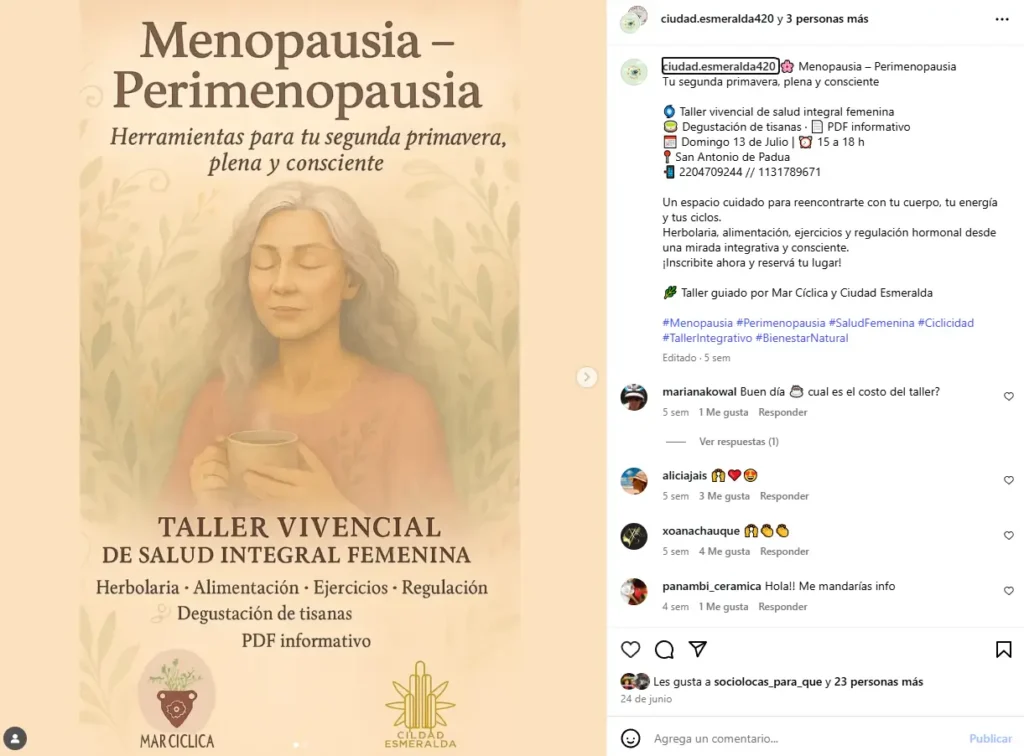taller salud femenina menopaucia